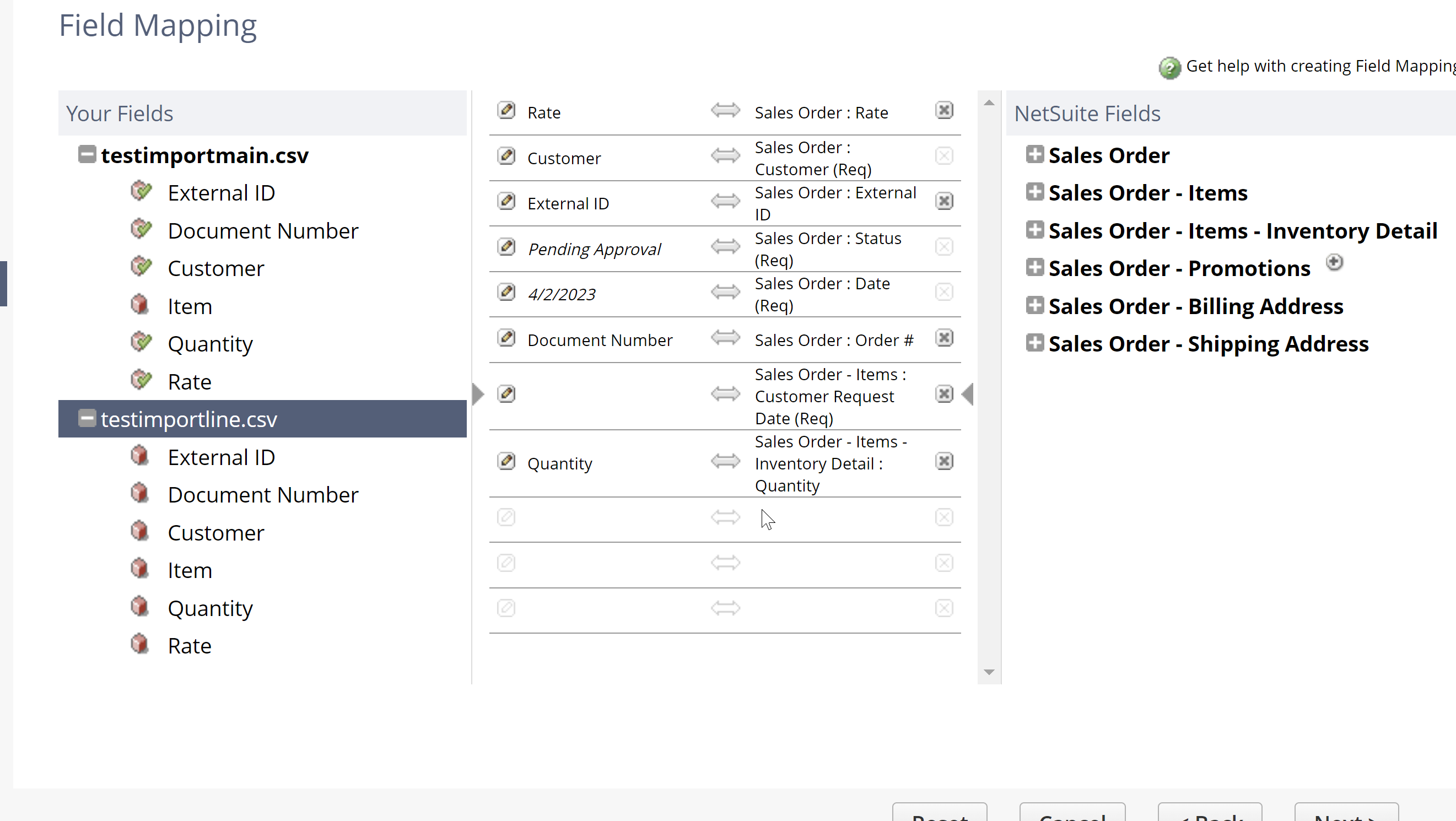 Sales Order Groups